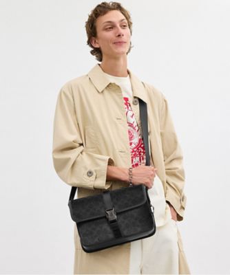 リーグ メッセンジャー バッグ・シグネチャー キャンバス | COACH